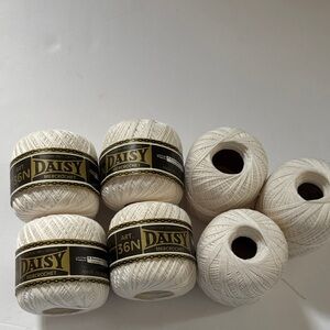 DAISY Mercrochet mercerized cotton crochet thread - yarn  ** bundle of 5 **